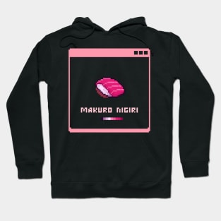 Makuro Nigiri By Kian Pixel Hoodie